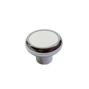 دستگیره کابینت تک پیچ گرد رنگ سفید